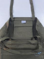 Gabardin Körüklü Kumaş Koyu Yeşil Çanta