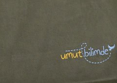 Gabardin Körüklü Kumaş Koyu Yeşil Çanta